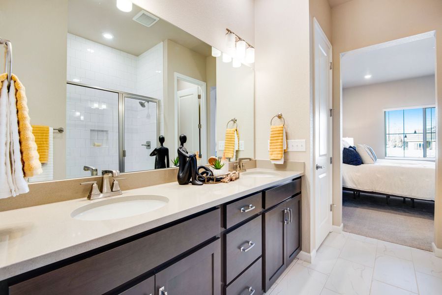 Furnished interior view inside a new home in Westside Crossing, Berthoud (Image 22).