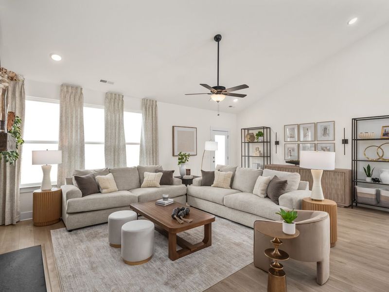 Representative furnished interior of a home built from the The Ridgeport E by Davidson Homes LLC in Benders Cove, Mount Juliet (Image 18).