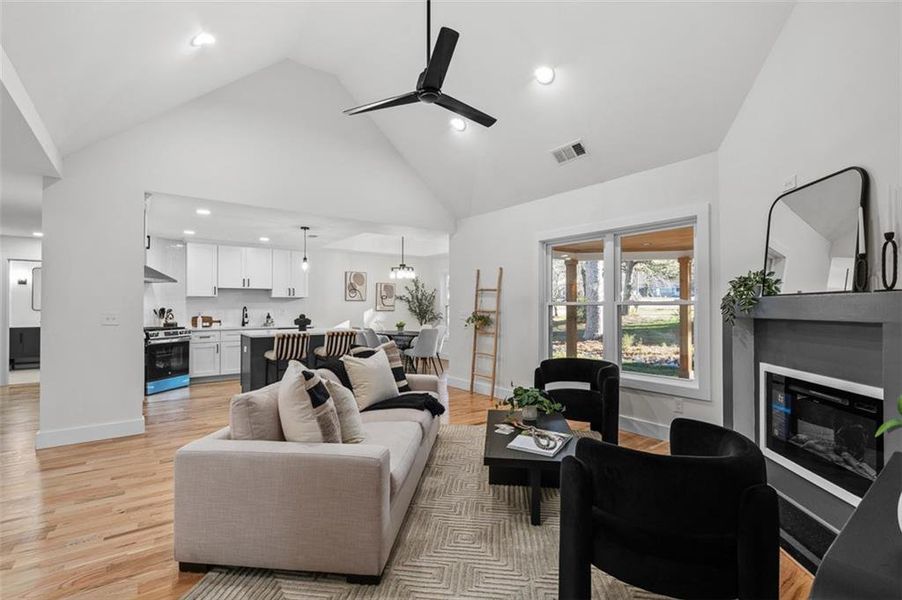 Furnished interior view inside a new home in , Snellville (Image 37).