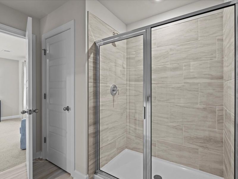 Close-up of interior finishes inside a home in River Glen, Angier (Image 18).