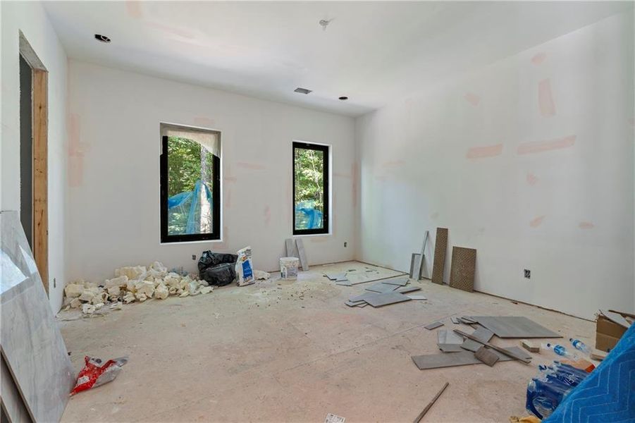 In-progress construction of a new home in , Fairburn, GA (Image 53).