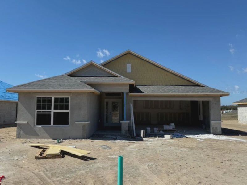 In-progress construction of a new home in Oak Hill Plantation, Ocala, FL (Image 17).
