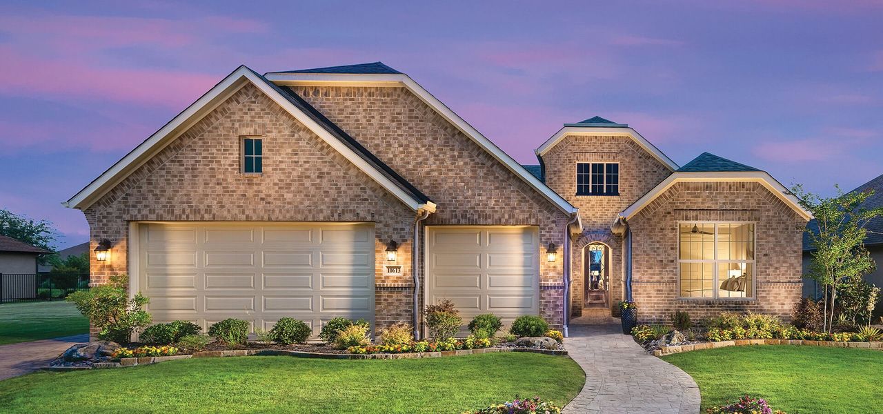 Representative exterior photo of a completed home built from the Fresco by Robson Resort Communities in Robson Ranch Texas, Denton, TX (Image 2). Representative exterior photo of a completed home built from the Fresco by Robson Resort Communities in Robson Ranch Texas, Denton, TX (Image 2).