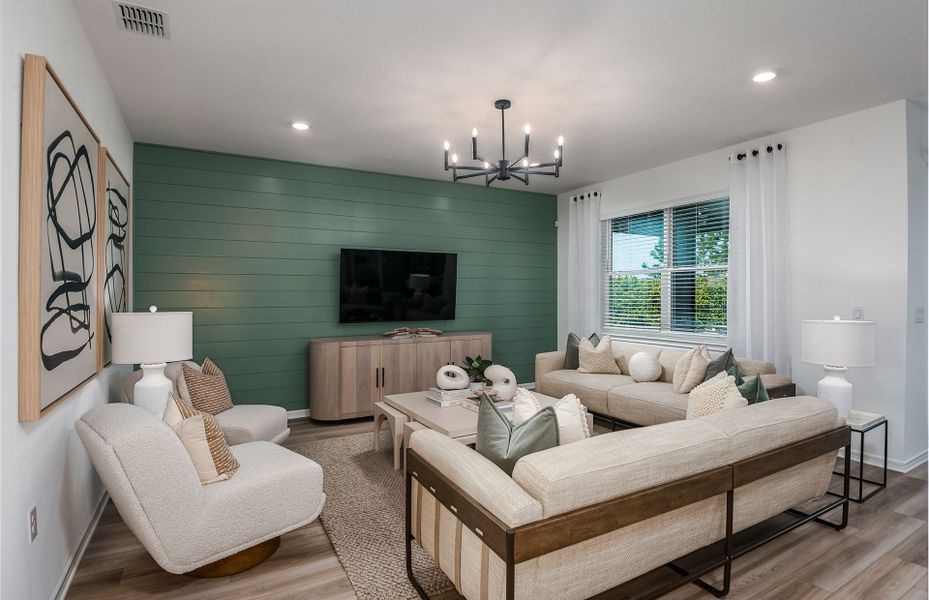 Furnished interior view inside a new home in Del Webb Stone Creek, Ocala (Image 11).