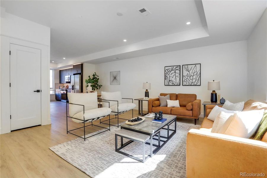Furnished interior view inside a new home in , Arvada (Image 29).