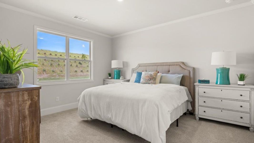 Furnished interior view inside a new home in Hamptons at Riverwood North, Dallas (Image 9).