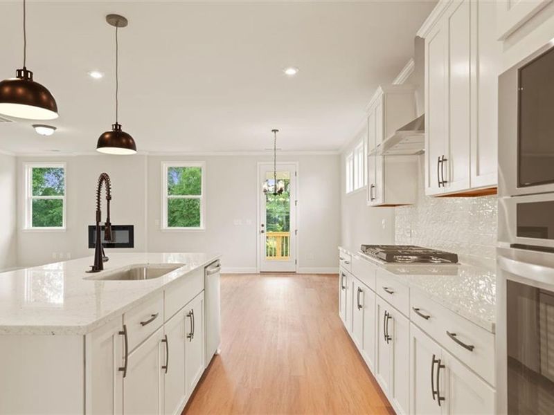 Furnished interior view inside a new home in Wehunt Meadows, Hoschton (Image 9). Furnished interior view inside a new home in Wehunt Meadows, Hoschton (Image 9).
