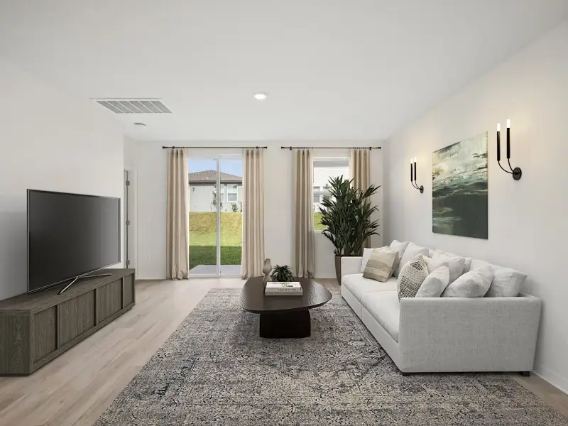 Furnished interior view inside a new home in Meritage Homes at Terra Lago - Premier Series, Indiantown (Image 5).