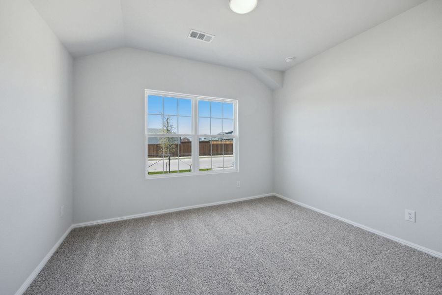 Representative unfurnished interior of a home built from the Isla II by Megatel Homes in Venetian, Celina (Image 9).