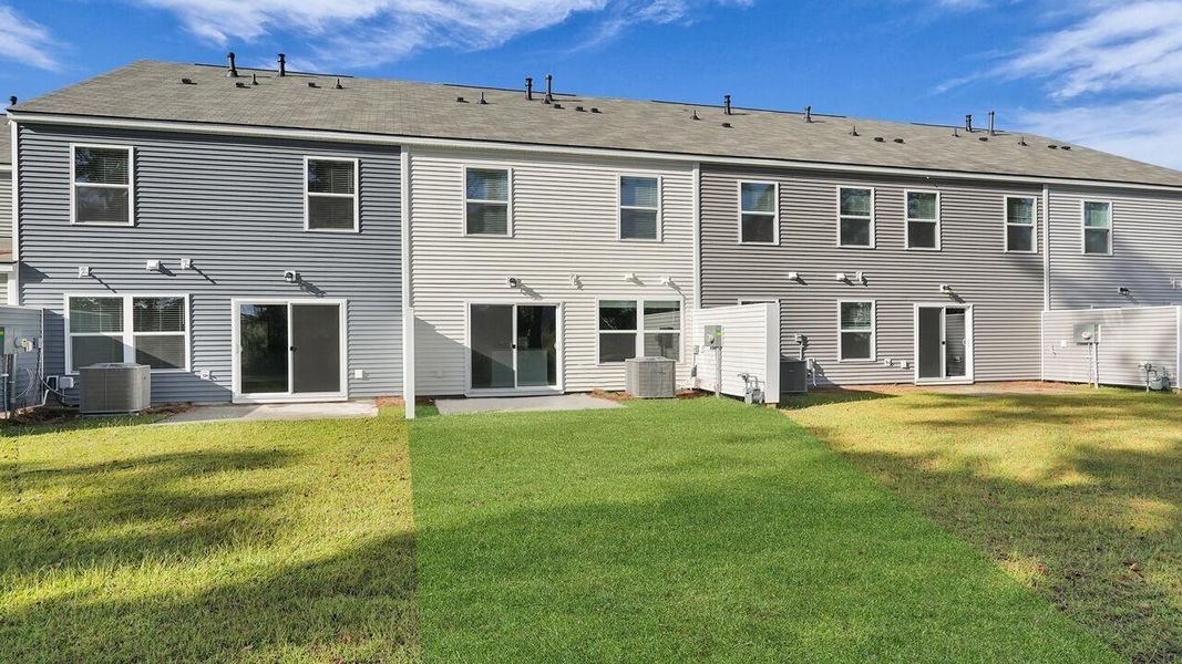 Exterior details and patio area of a home in , Summerville (Image 20). Exterior details and patio area of a home in , Summerville (Image 20).