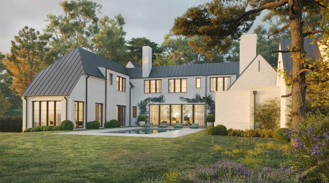 Front exterior of a new home in , Atlanta, GA, highlighting curb appeal (Image 2). Front exterior of a new home in , Atlanta, GA, highlighting curb appeal (Image 2).