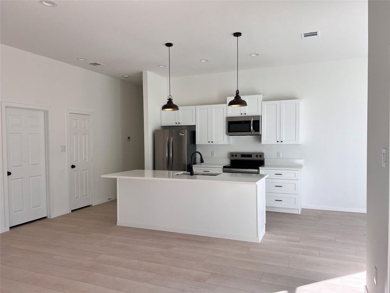 Furnished interior view inside a new home in , Cleveland (Image 6).