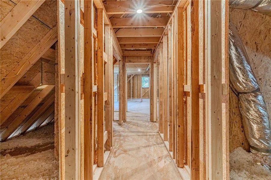 In-progress construction of a new home in , Monroe, GA (Image 64).