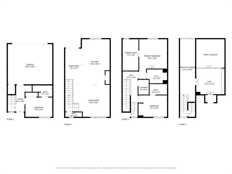 2D floor plan layout of this home in , Dallas, TX (Image 3).