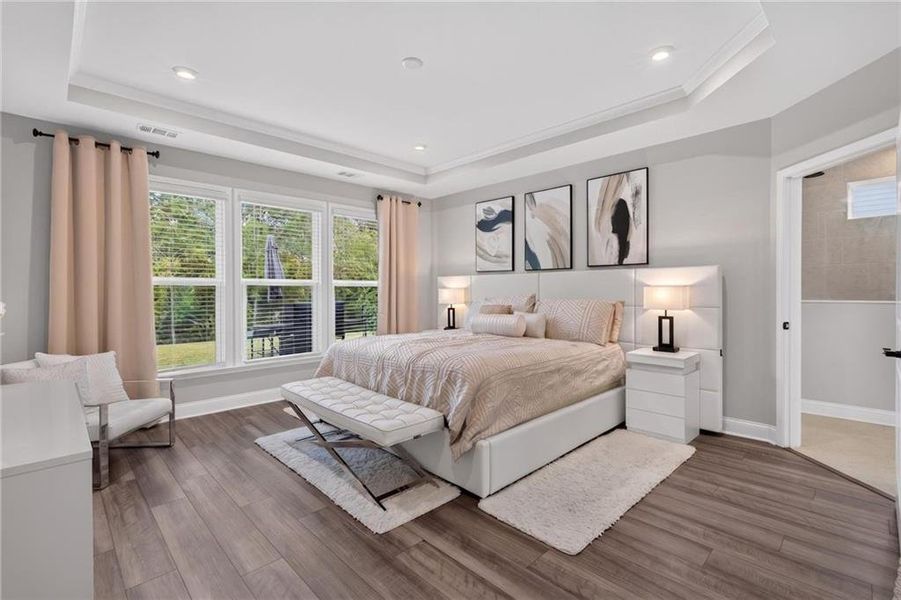 Furnished interior view inside a new home in , Richmond Hill (Image 12). Furnished interior view inside a new home in , Richmond Hill (Image 12).