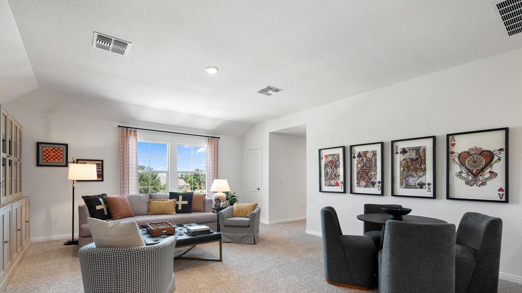 Furnished interior view inside a new home in Rosenbusch Ranch, Leander (Image 12).