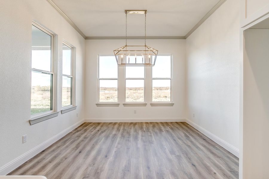 Representative unfurnished interior of a home built from the Augusta Court by Trinity Classic Homes in Zion Trails, Poolville (Image 28).