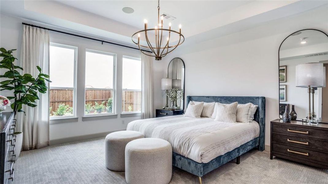 Your dreamy new owner's suite is located at the back of the home for additional privacy.