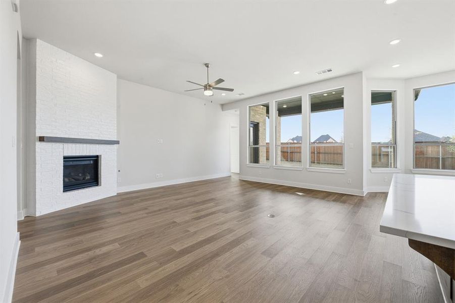 Spacious, unfurnished interior of a new home in Wildflower Ranch: 60ft. lots, Dish (Image 13).