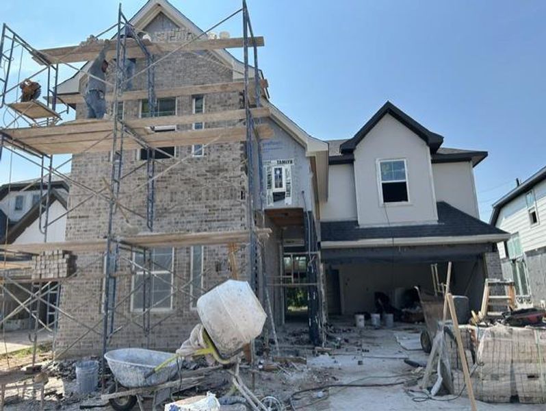 In-progress construction of a new home in , Missouri City, TX (Image 9). In-progress construction of a new home in , Missouri City, TX (Image 9).