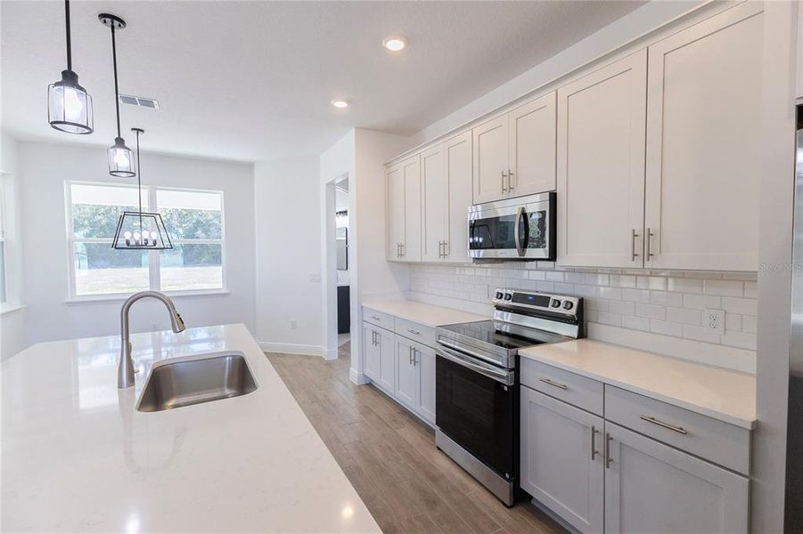 Furnished interior view inside a new home in , Webster (Image 6). Furnished interior view inside a new home in , Webster (Image 6).