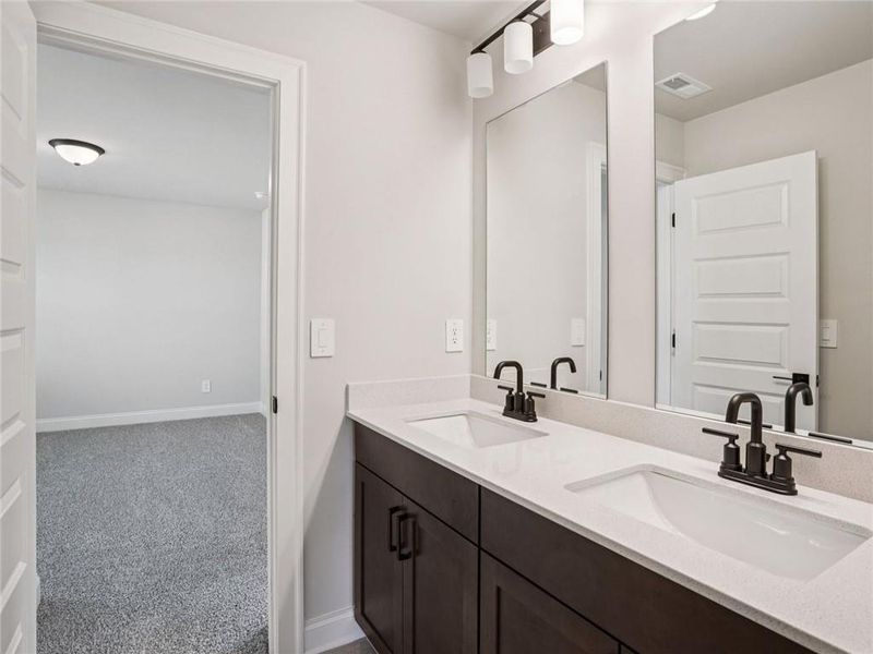 Furnished interior view inside a new home in Hemingway - Cottage Series, Cumming (Image 4).
