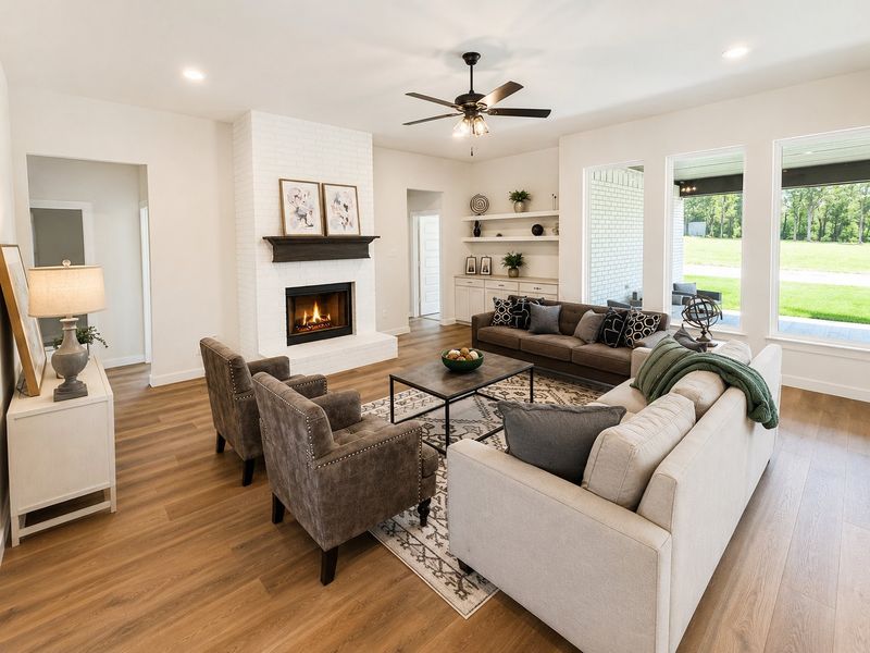 Furnished interior view inside a new home in Arbor Oaks, Boyd (Image 3).