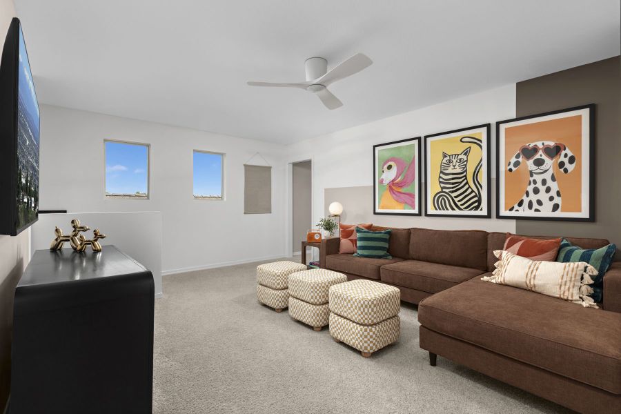 Representative furnished interior of a home built from the Toffee by Mattamy Homes in Baker Farms, Phoenix (Image 13).