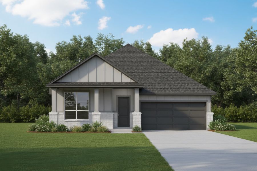 Representative exterior photo of a completed home built from the Adeline by Our Country Homes in Parks of Aledo, Aledo, TX (Image 6).