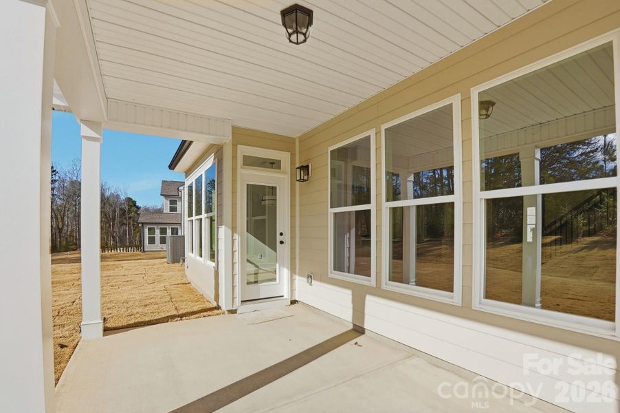Exterior details and patio area of a home in Carrington, Stanley (Image 3).