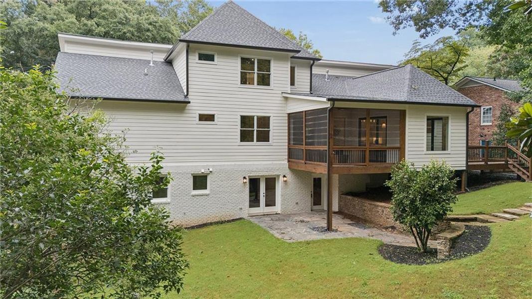 Exterior details and patio area of a home in , Atlanta (Image 4).