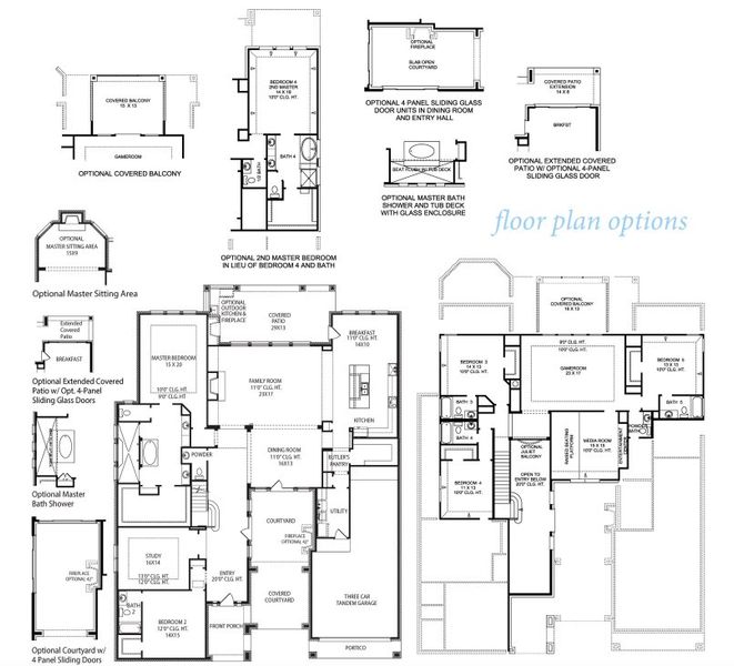 2D floor plan layout for the Windsor 5124 by J. Patrick Homes in Briarley, Montgomery, TX (Image 2). 2D floor plan layout for the Windsor 5124 by J. Patrick Homes in Briarley, Montgomery, TX (Image 2).