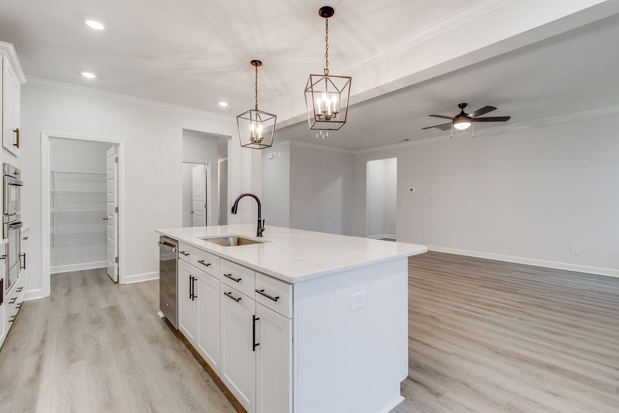 Furnished interior view inside a new home in Hendrix Farms, Lexington (Image 9). Furnished interior view inside a new home in Hendrix Farms, Lexington (Image 9).