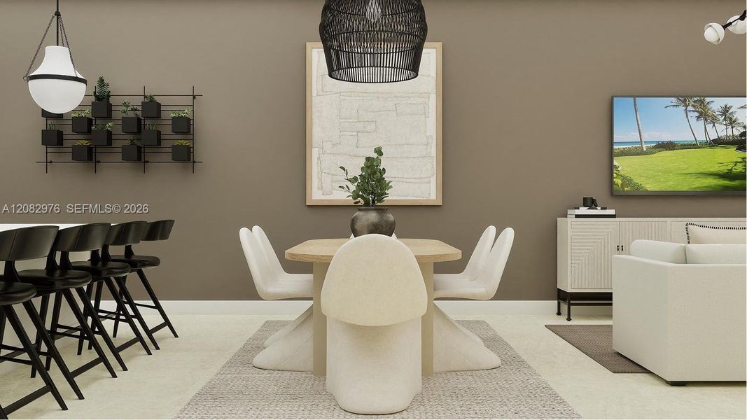 Furnished interior view inside a new home in Altessa at Wilton Manors, Wilton Manors (Image 3).
