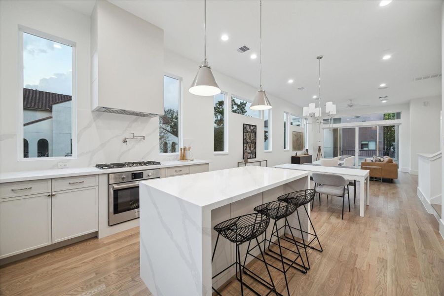 Furnished interior view inside a new home in , Houston (Image 10). Furnished interior view inside a new home in , Houston (Image 10).