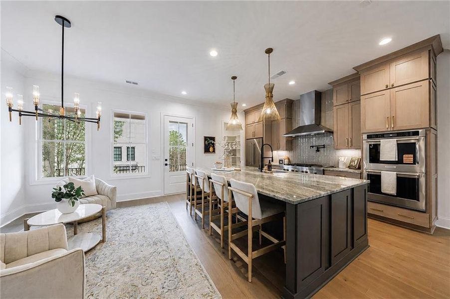Furnished interior view inside a new home in , Alpharetta (Image 28).