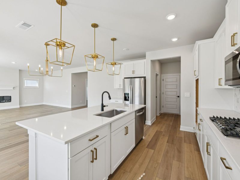 Furnished interior view inside a new home in River Pointe, Monroe (Image 6).