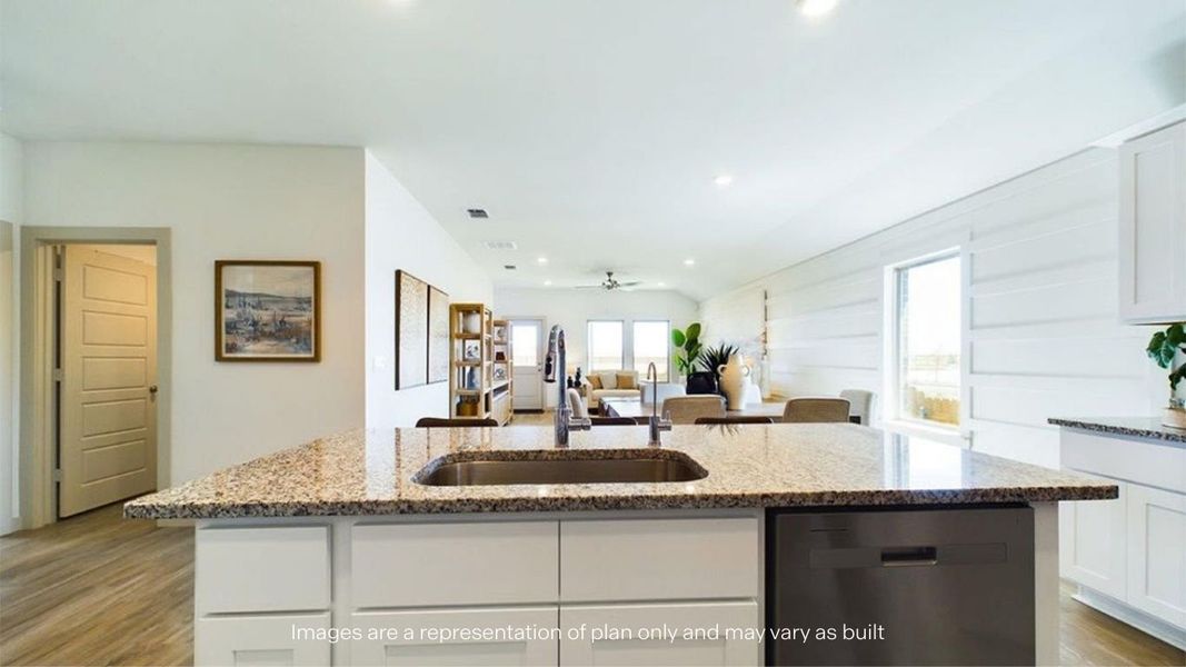 Furnished interior view inside a new home in Overlook West, Wolfforth (Image 11).