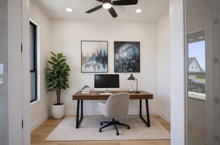 Furnished interior view inside a new home in , Pottsboro (Image 20).