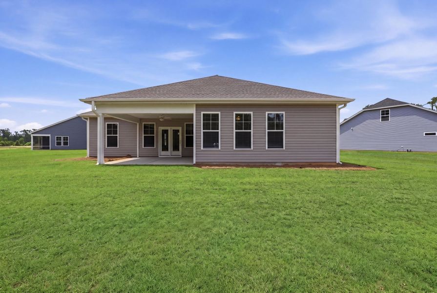 Exterior details and patio area of a home in Oak Grove, Conway (Image 16).