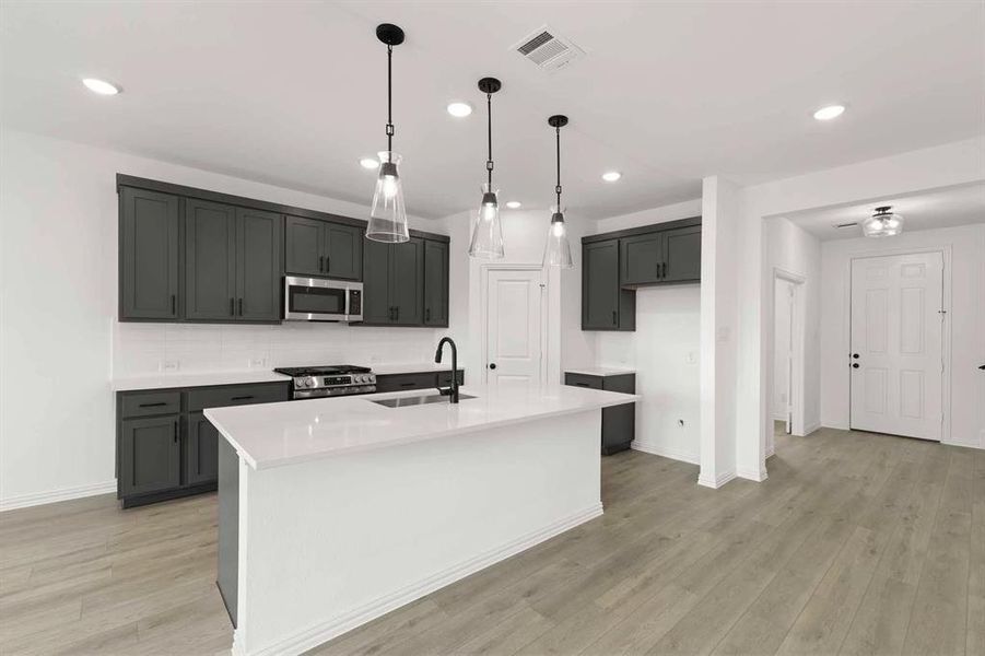 Furnished interior view inside a new home in Gateway Parks, Forney (Image 7). Furnished interior view inside a new home in Gateway Parks, Forney (Image 7).