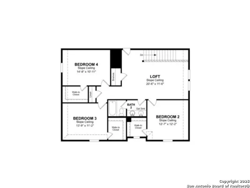 2D floor plan layout of this home in Comanche Ridge, San Antonio, TX (Image 3). 2D floor plan layout of this home in Comanche Ridge, San Antonio, TX (Image 3).