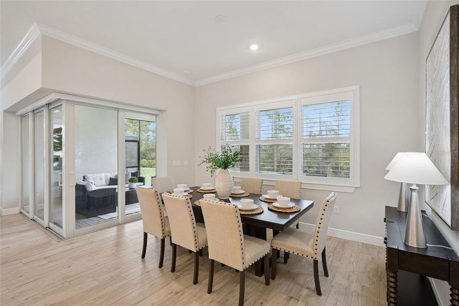 Furnished interior view inside a new home in Del Webb Sunbridge, St. Cloud (Image 14). Furnished interior view inside a new home in Del Webb Sunbridge, St. Cloud (Image 14).