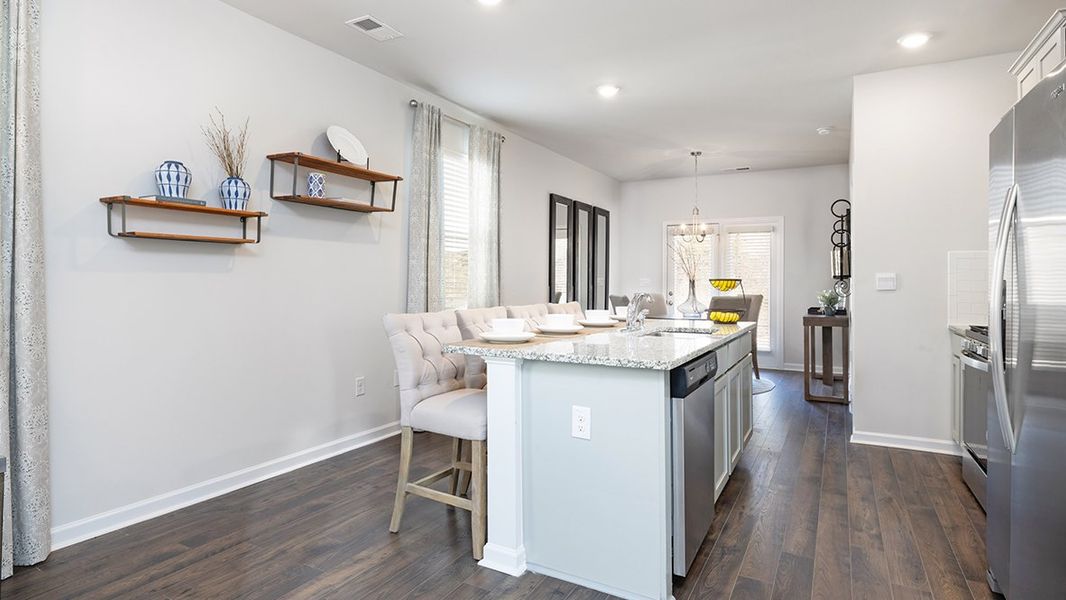 Representative furnished interior of a home built from the Burke by D.R. Horton in Estates at Deer Hollow, Grovetown (Image 8).