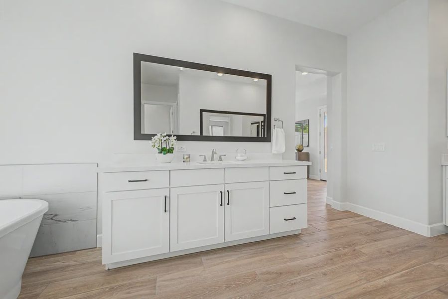 Furnished interior view inside a new home in Bellero Estates, Queen Creek (Image 18).