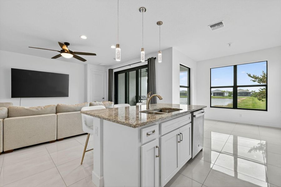 Furnished interior view inside a new home in , Port St. Lucie (Image 11).