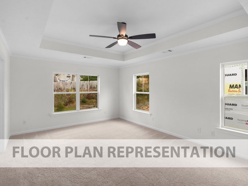 Spacious Primary Bedroom – Essington II Home Plan Spacious Primary Bedroom – Essington II Home Plan