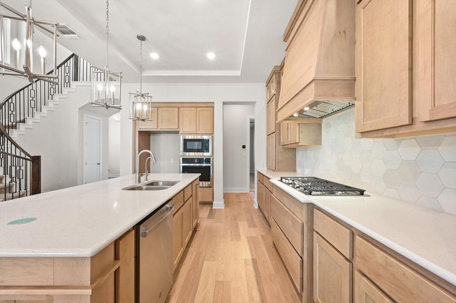 Furnished interior view inside a new home in 6 Creeks at Waterridge: 70ft. lots, Kyle (Image 7).