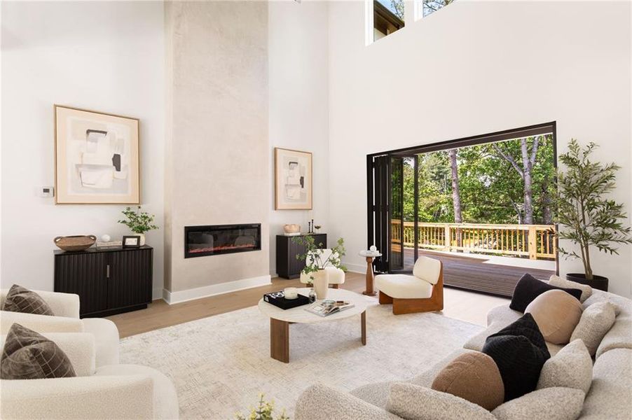 Furnished interior view inside a new home in , Powder Springs (Image 10).