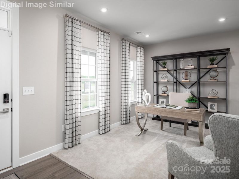 A true flex space — perfect as a home office, cozy reading nook, formal dining, or whatever fits your lifestyle. The choice is yours! A true flex space — perfect as a home office, cozy reading nook, formal dining, or whatever fits your lifestyle. The choice is yours!